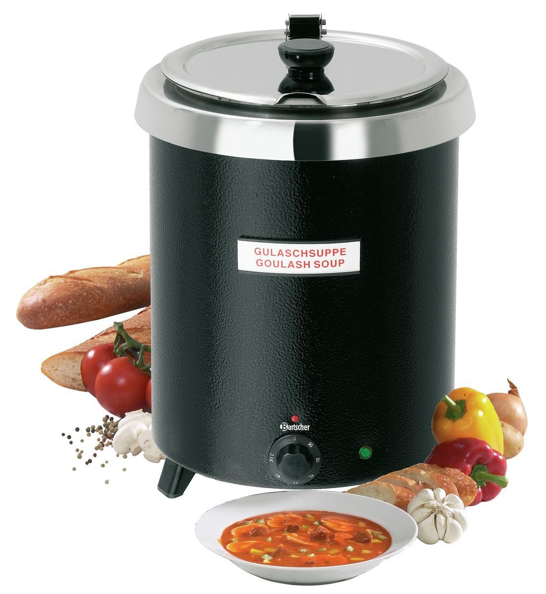 Sriubos marmitas Club 8,5L - 400W, BARTSCHER (juodas)