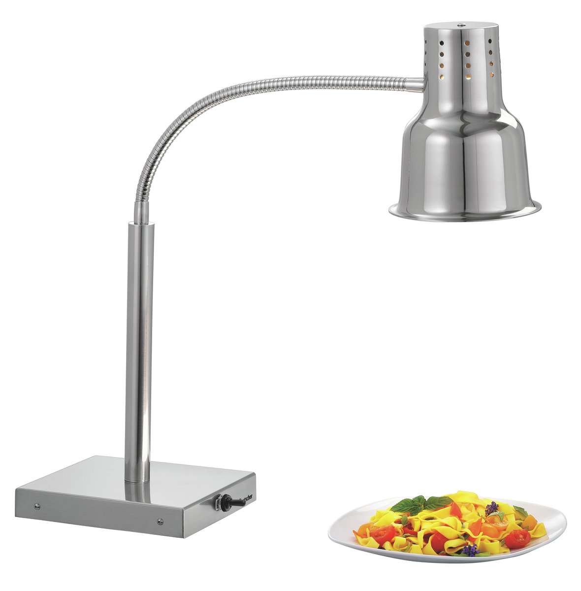 Lempa patiekalams šildyti 250W - 20*25*70 cm, BARTSCHER (IWL250ST sidabro)