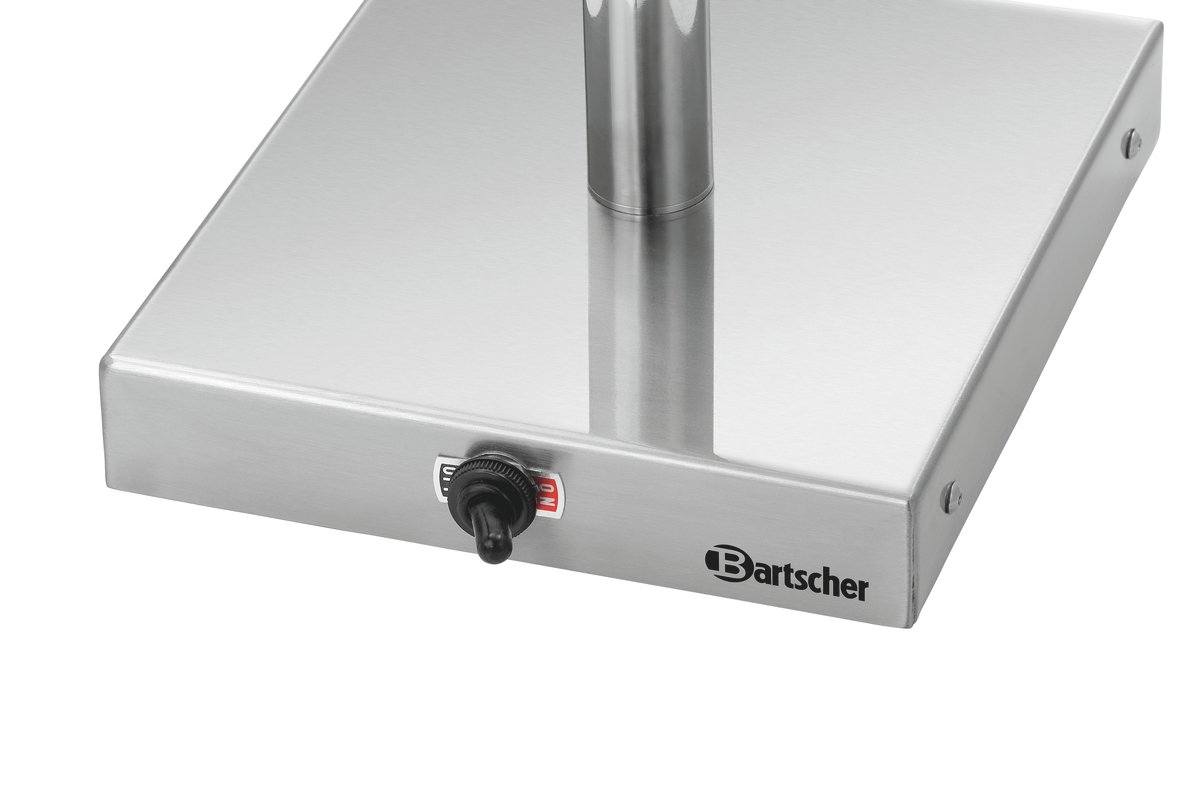 Lempa patiekalams šildyti 250W - 20*25*70 cm, BARTSCHER (IWL250ST sidabro) - Image 5
