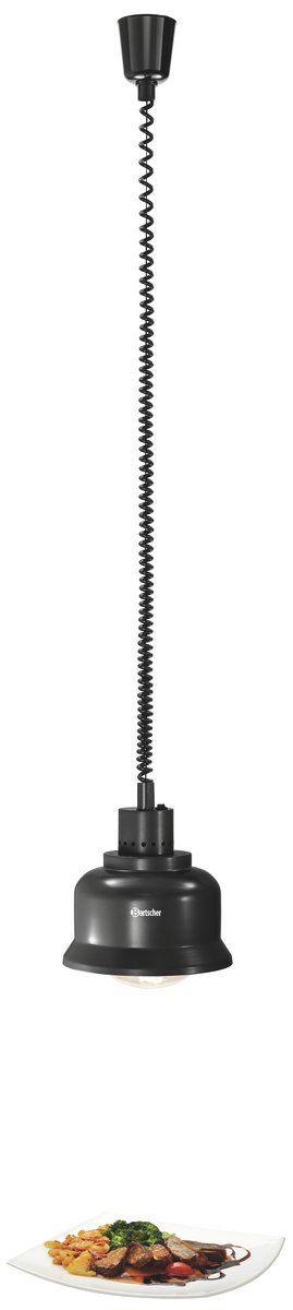 Lempa patiekalams šildyti 250W - 23*23*25 cm, BARTSCHER (IWL250D SW juoda) - Image 2