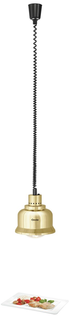 Lempa patiekalams šildyti 250W - 23*23*25 cm, BARTSCHER (IWL250D GO aukso) - Image 2