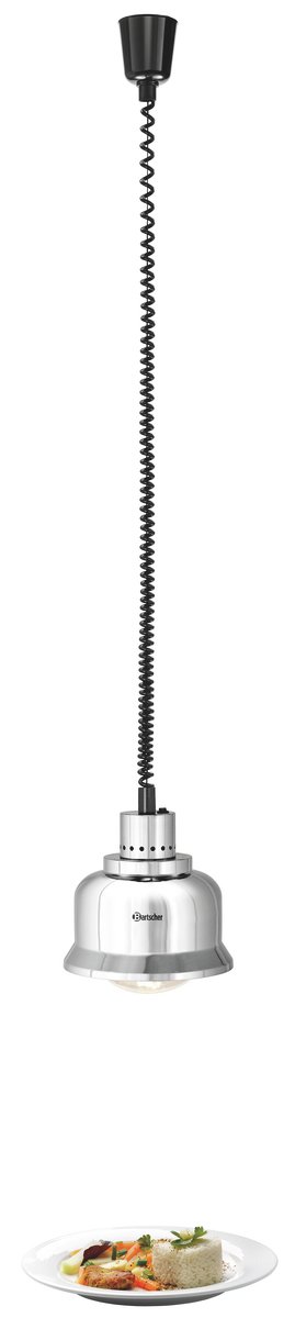 Lempa patiekalams šildyti 250W - 23*23*25 cm, BARTSCHER (WL250D CHR sidabro) - Image 2
