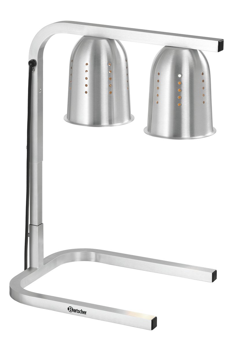 Lempa patiekalams šildyti 550W - 35*50*79 cm, BARTSCHER (I2WL552 1/1 sidabro) - Image 4