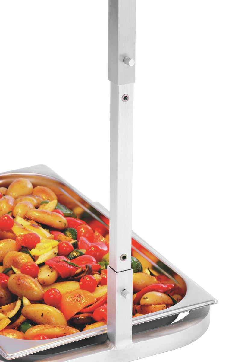 Lempa patiekalams šildyti 550W - 35*50*79 cm, BARTSCHER (I2WL552 1/1 sidabro) - Image 5
