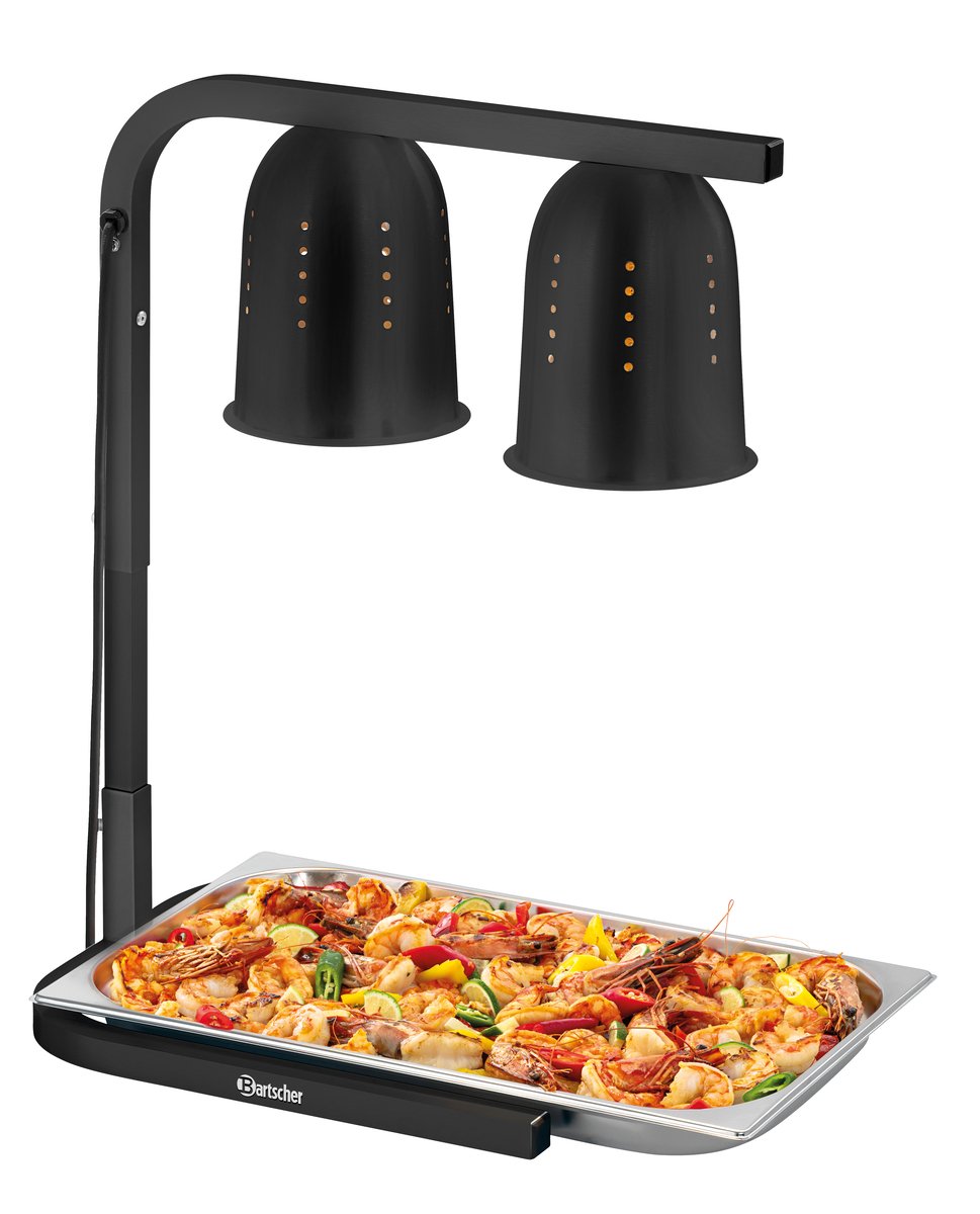 Lempa patiekalams šildyti 550W - 35*51*58,5 cm, BARTSCHER (I2WL552 1/1 S juoda)
