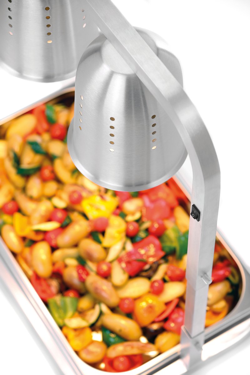 Lempa patiekalams šildyti 550W - 35*50*79 cm, BARTSCHER (I2WL552 1/1 sidabro) - Image 3