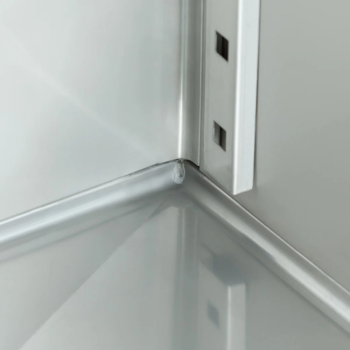 Šaldytuvas 1400L - 6 reguliuojamo aukščio lentynos 2/1GN - 148*83*202 cm - 395W, MAXIMA (Nerūdijančio plieno) - Image 8