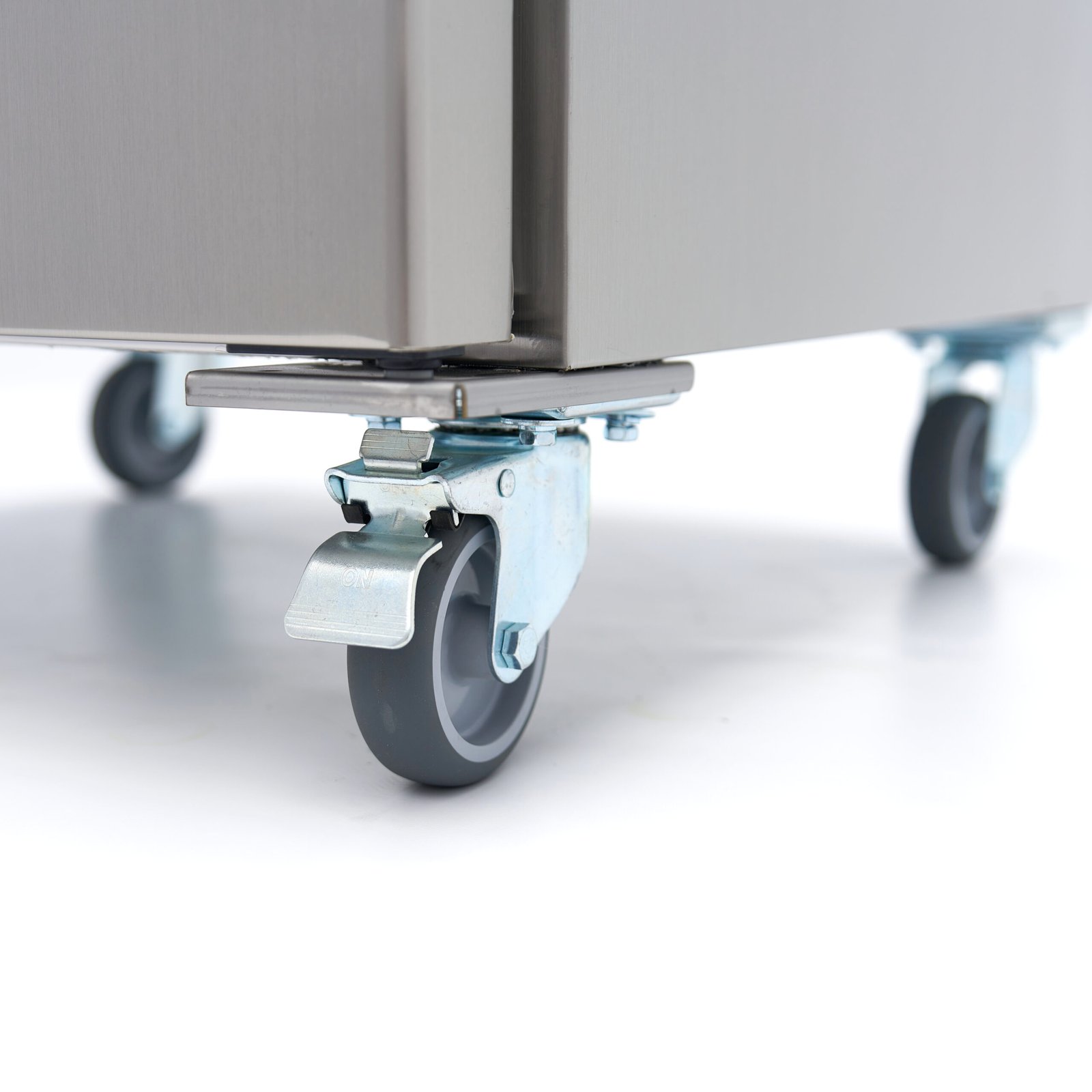 Šaldytuvas 400L - 68*71*201 cm - 195W, MAXIMA (Nerūdijančio plieno) - Image 3