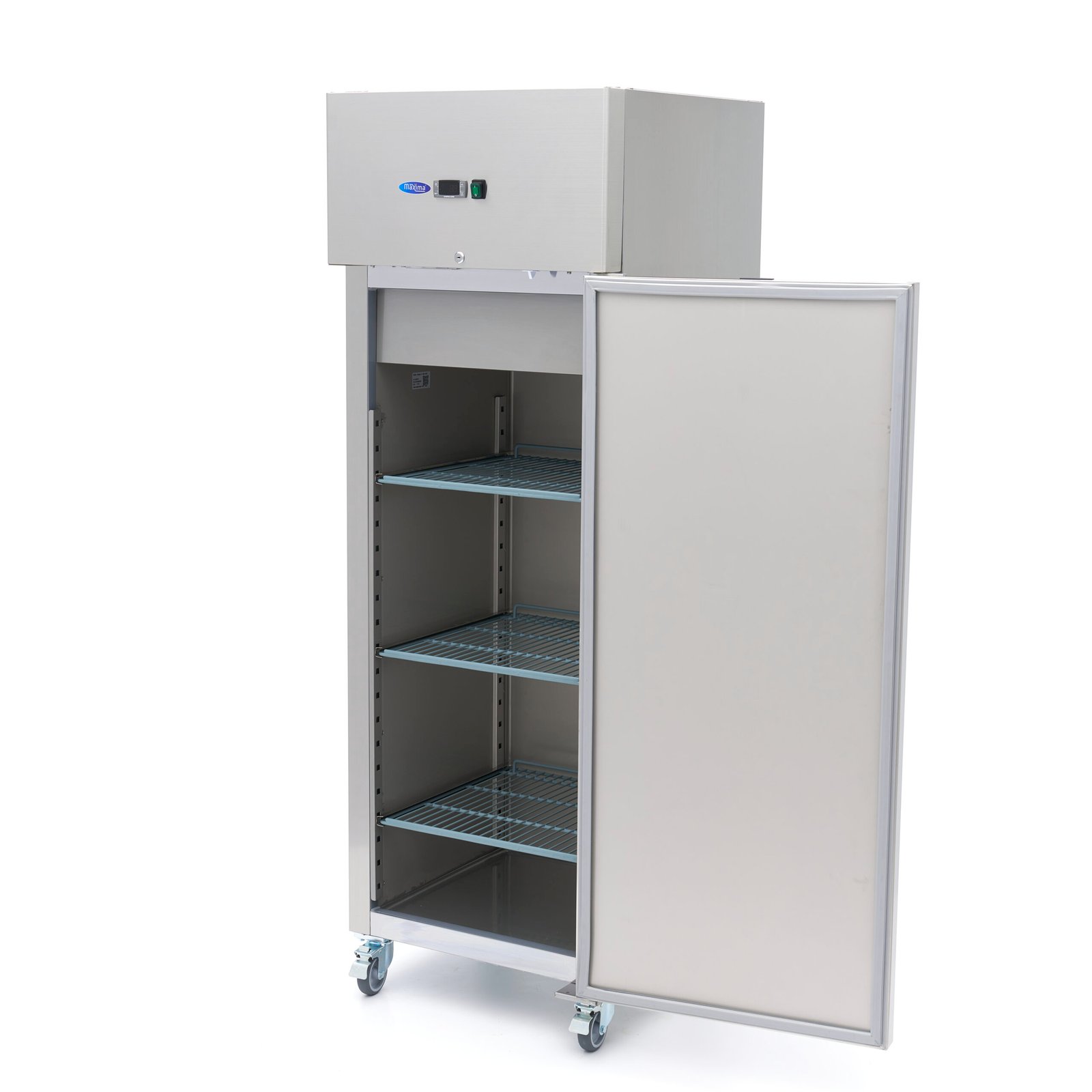 Šaldytuvas 400L - 68*71*201 cm - 195W, MAXIMA (Nerūdijančio plieno) - Image 8