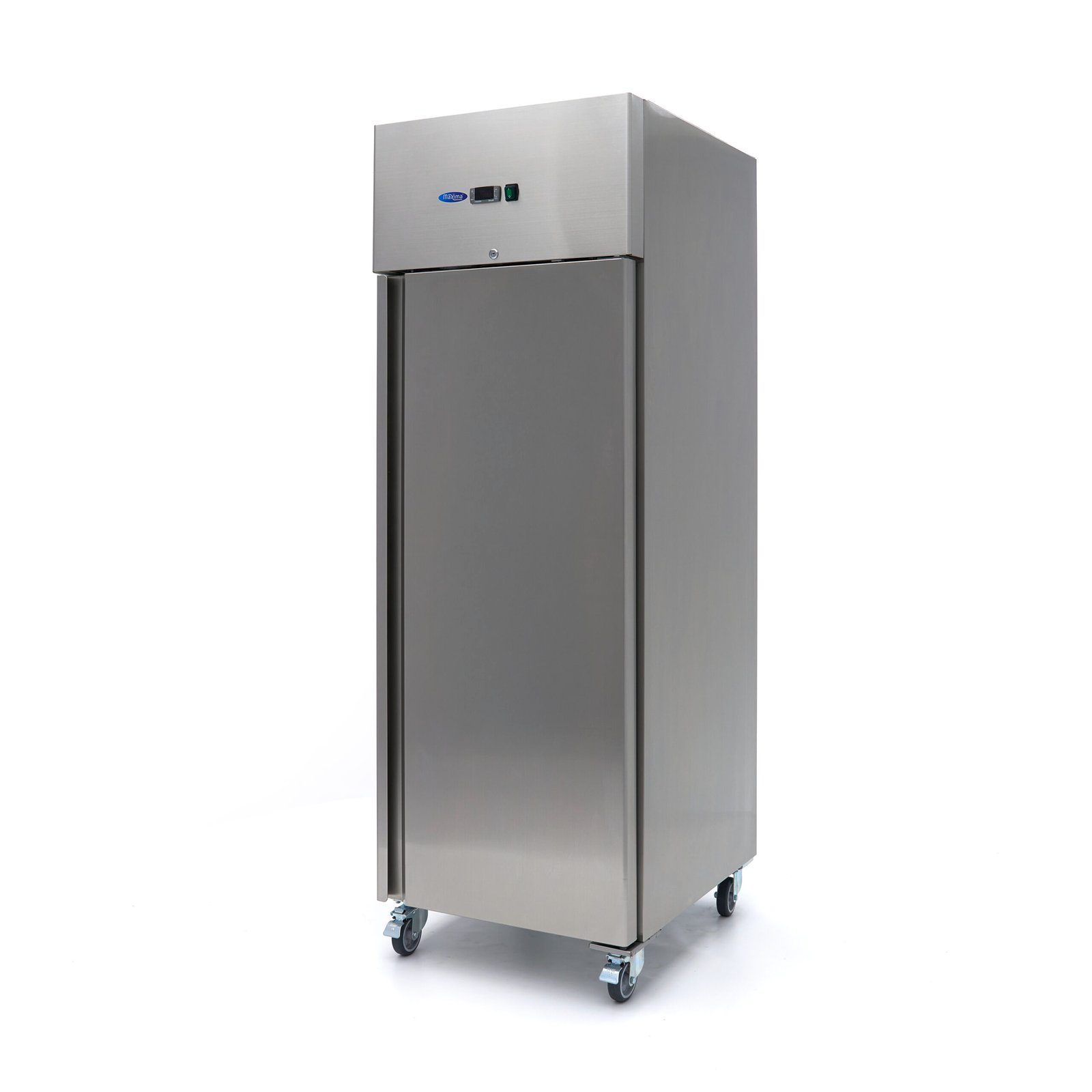 Šaldiklis 400L - 68*75*201 cm - 450W - 3 fiksuotos lentynos, MAXIMA (nerūdijančio plieno)