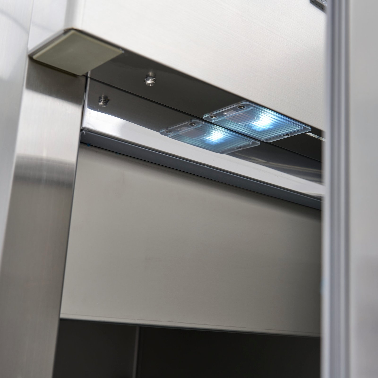 Šaldiklis 400L - 68*75*201 cm - 450W - 3 fiksuotos lentynos, MAXIMA (nerūdijančio plieno) - Image 8
