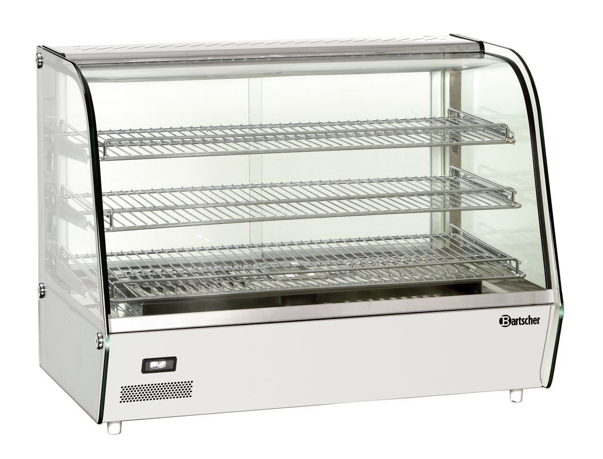 Šildoma maisto produktų vitrina 160L - 87*58,5*68,5 cm - 3 lentynos - 1500W, BARTSCHER (DeliPlus II) - Image 2
