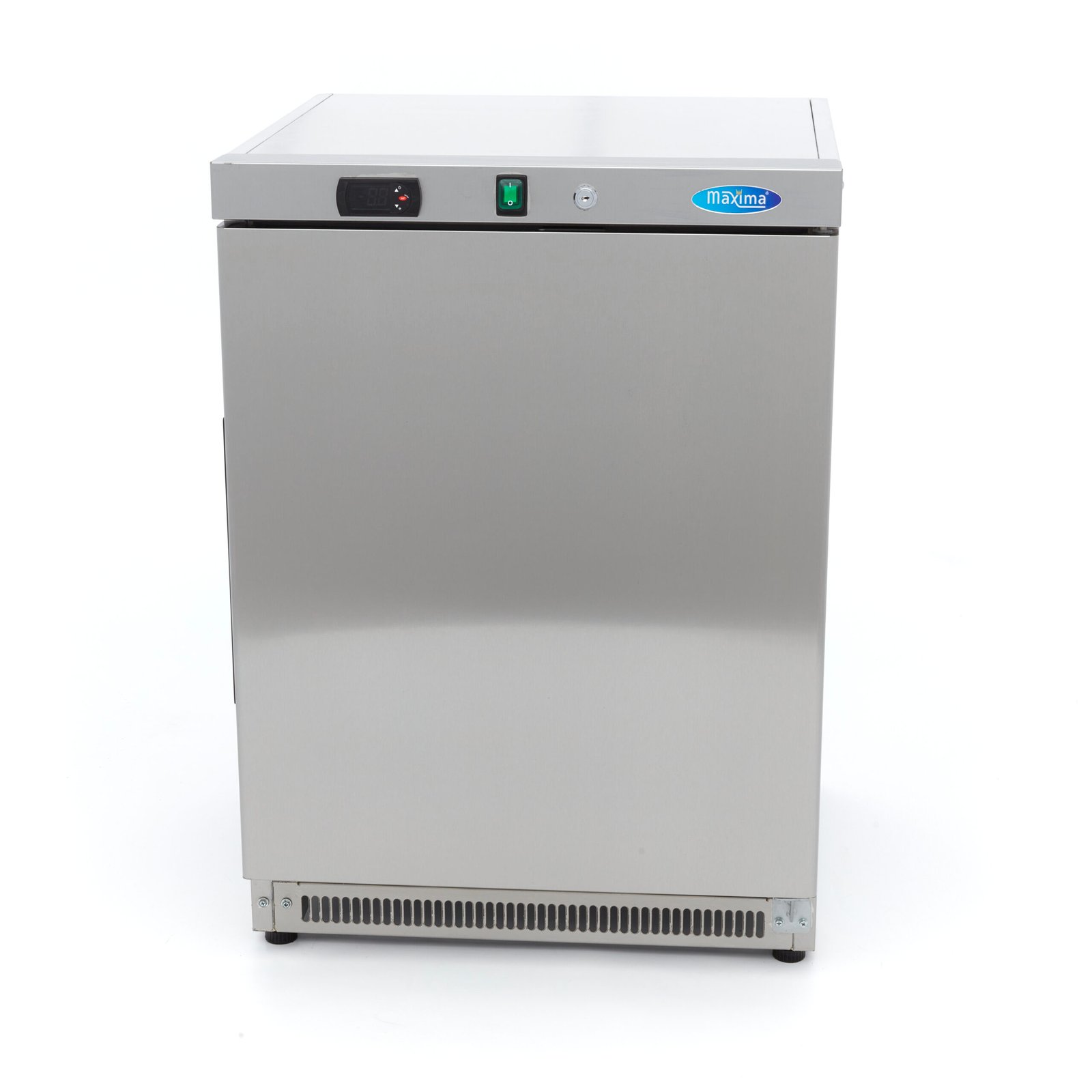 Šaldytuvas 200L - 60*59*85 cm - 198W, MAXIMA (Nerūdijančio plieno)
