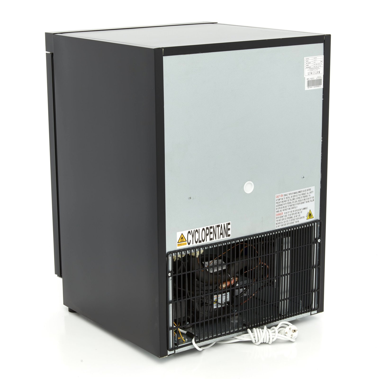 Šaldiklis 200L - 60*59*85 - 302W - 2 fiksuotos lentynos, MAXIMA (juodas) - Image 3
