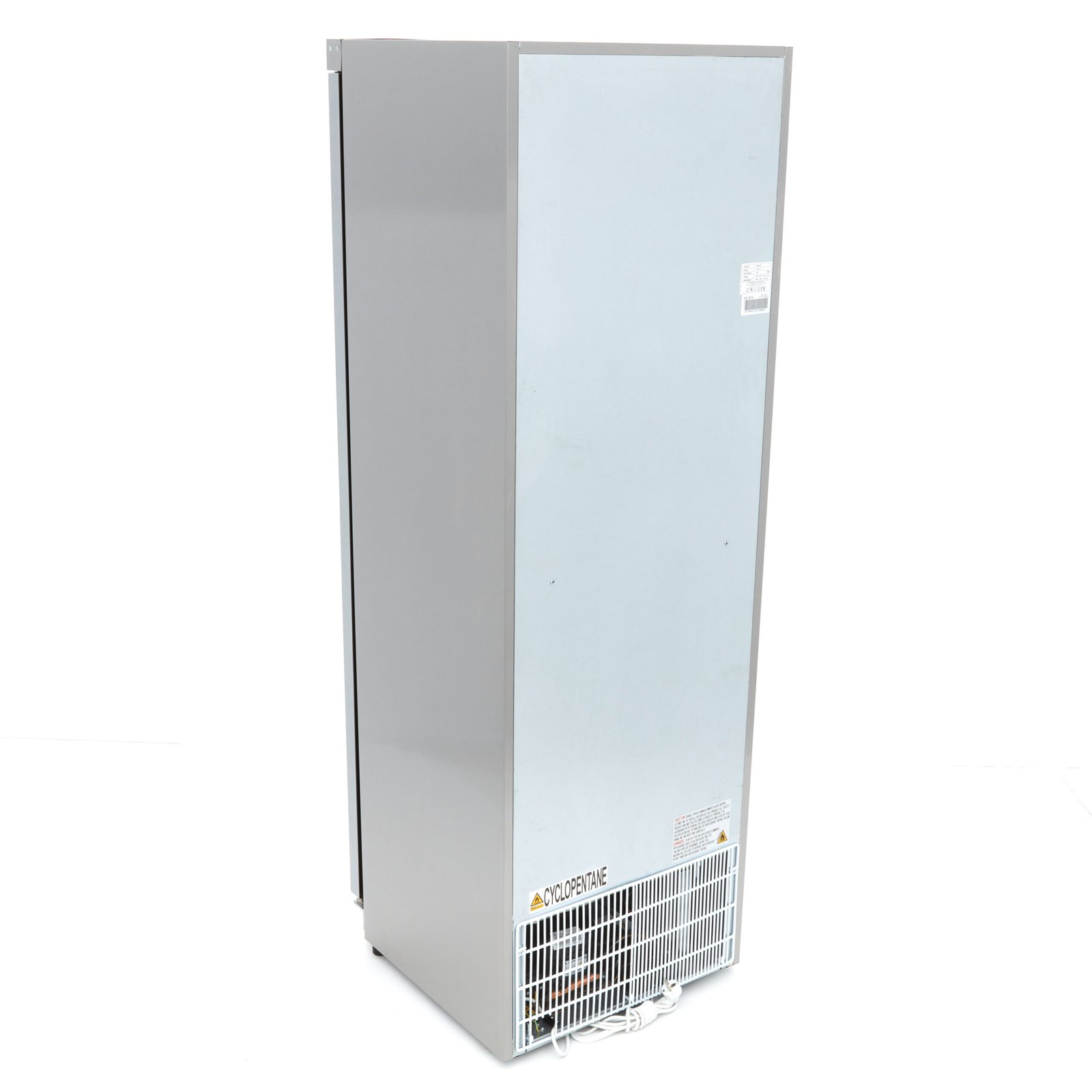 Vitrininis šaldytuvas 400L - 60*59*185 cm - 372W, MAXIMA (Nerūdijančio plieno) - Image 3