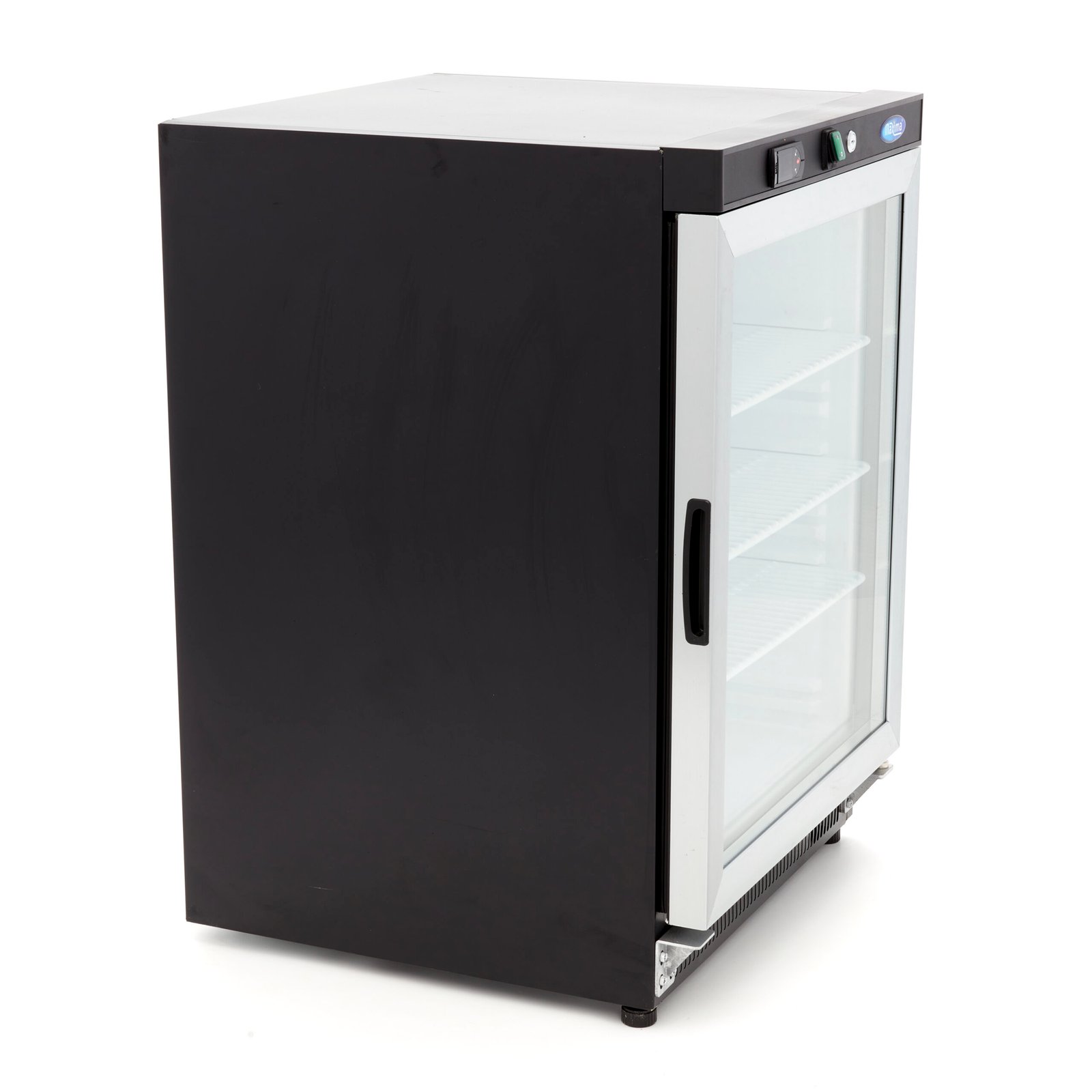 Vitrininis šaldytuvas 200L - 60*59*85 cm - 205W, MAXIMA (Juodas) - Image 5