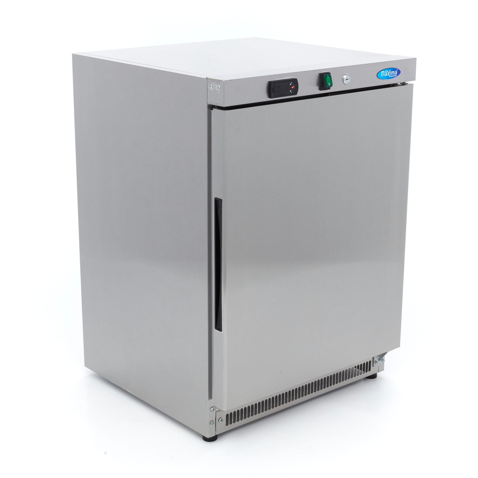 Šaldytuvas 200L - 60*59*85 cm - 198W, MAXIMA (Nerūdijančio plieno) - Image 3