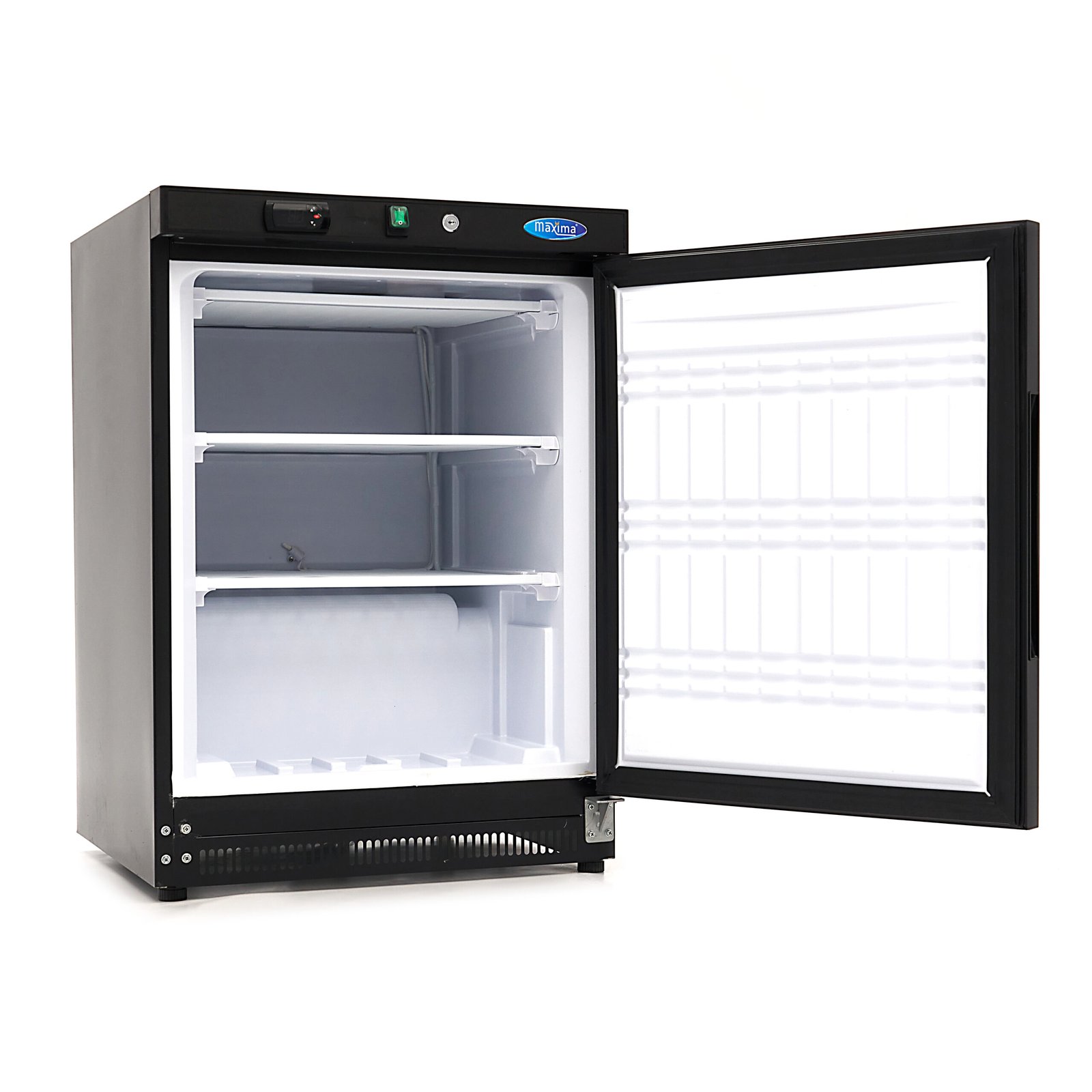 Šaldiklis 200L - 60*59*85 - 302W - 2 fiksuotos lentynos, MAXIMA (juodas) - Image 5