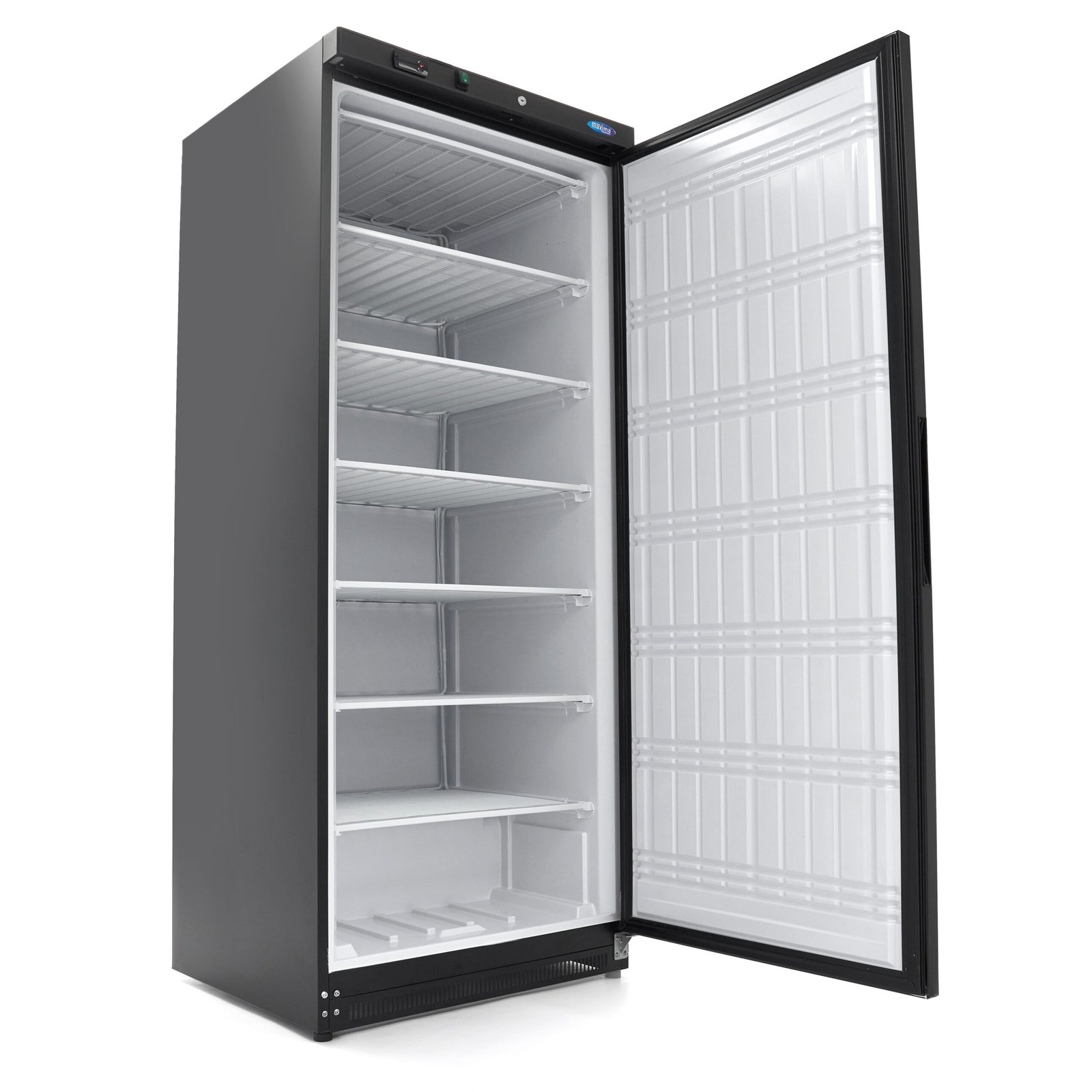 Šaldiklis 600L - 78*70*190 cm - 450W - 6 fiksuotos lentynos, MAXIMA (juodas) - Image 6