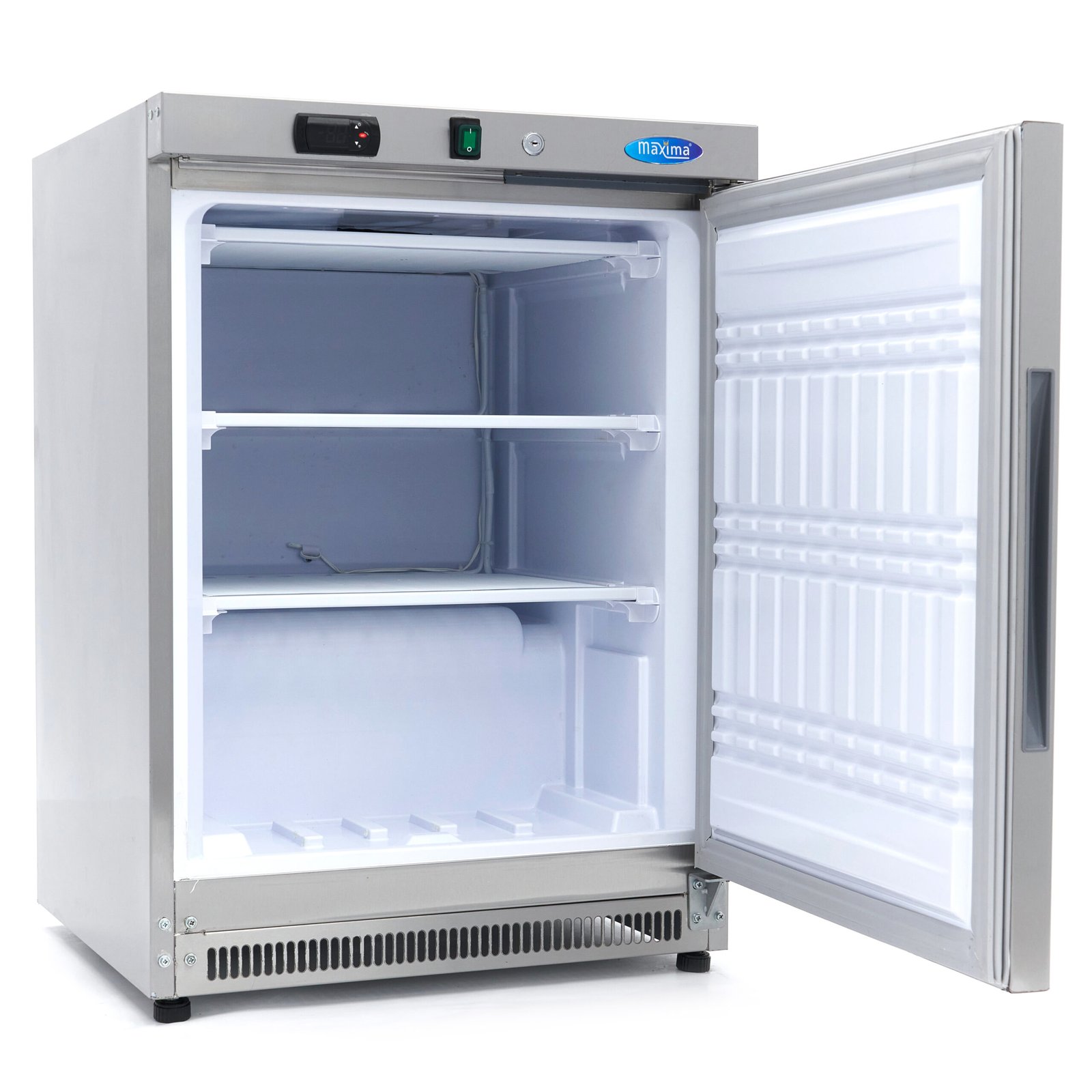 Šaldiklis 200L - 60*59*85 - 302W - 2 fiksuotos lentynos, MAXIMA (nerūdijančio plieno) - Image 5